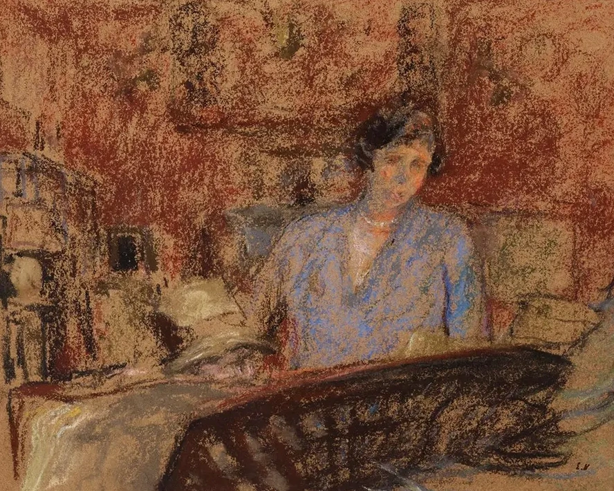 Tude Pour le Portrait de Madame Lucien Sauphar