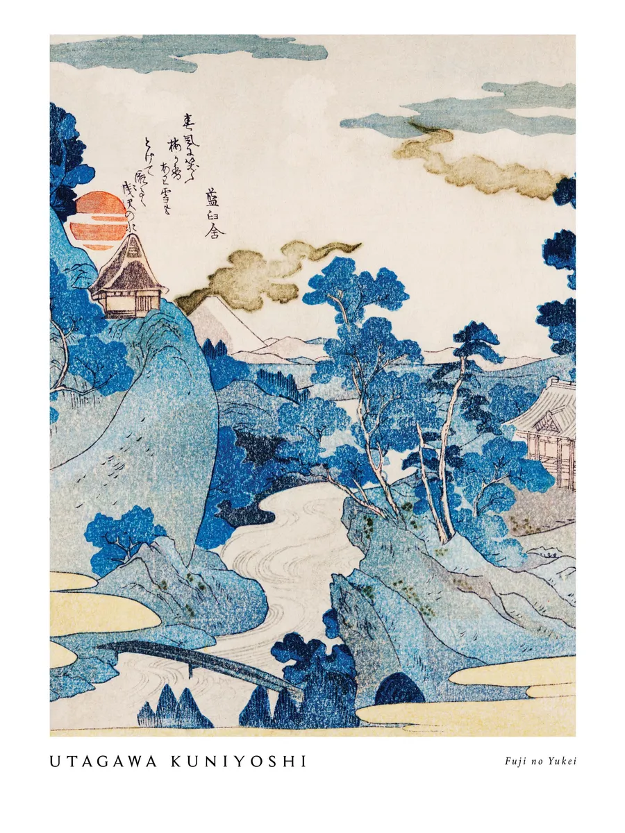 Utagawa Kuniyoshi Fuji No Yukei