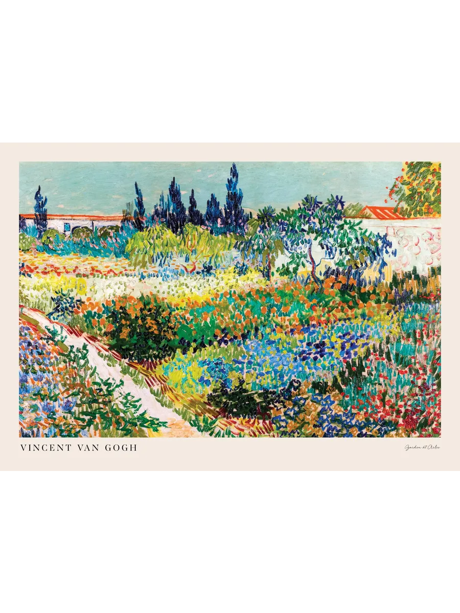 Van Gogh Garden at Arles Landscape