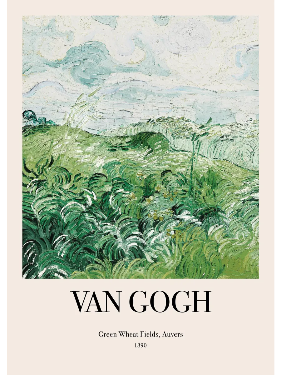 Van Gogh Green Wheat Fields Auvers No2