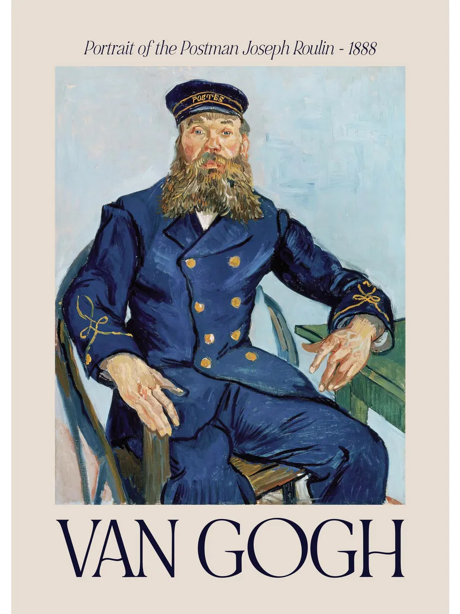 Van Gogh Portrait of the Postman Joseph Roulin