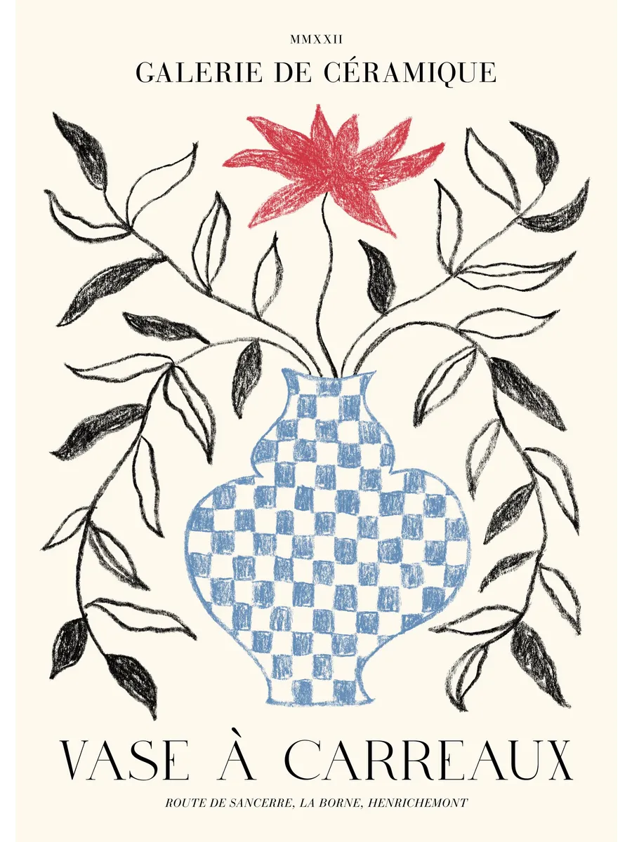 Vase a Carreaux No2