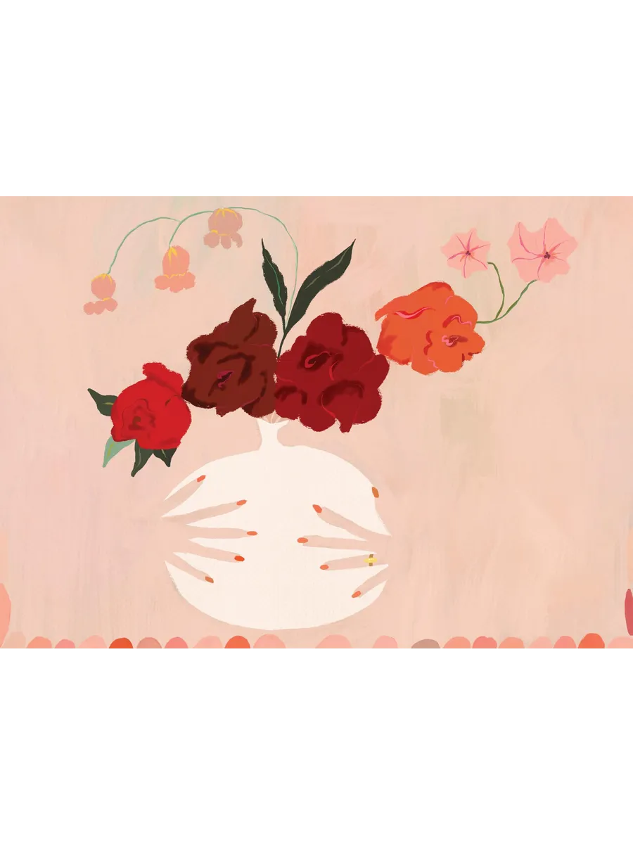 Vase of Roses
