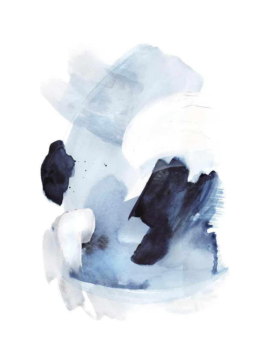 Watercolor Blues No1