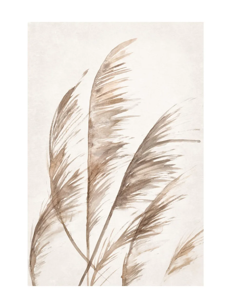 Watercolor Dried Grass