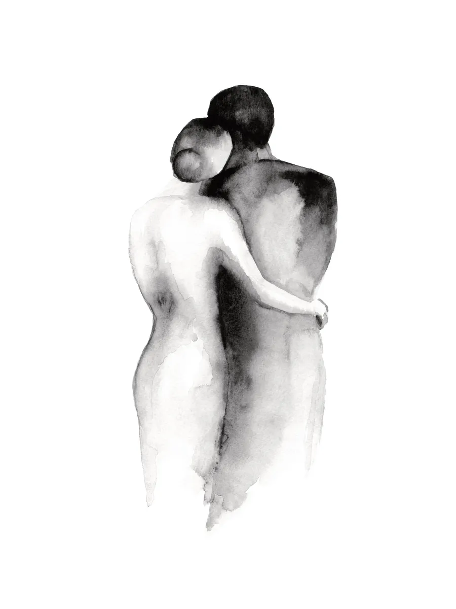 Watercolor Embrace