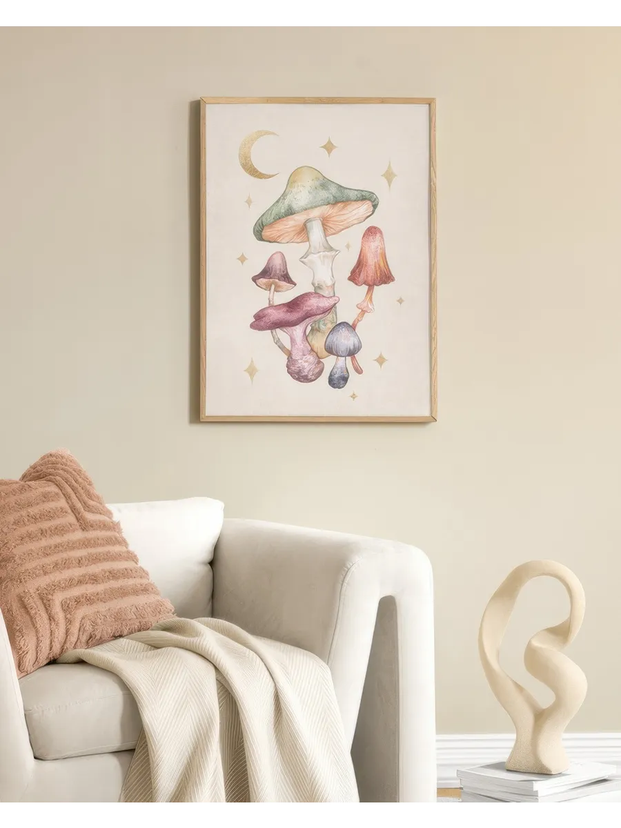 Watercolor Fungi No1
