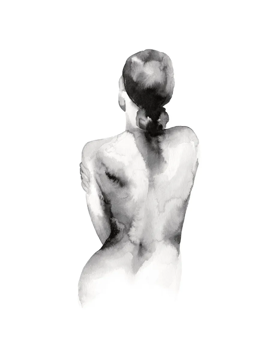 Watercolor Nude