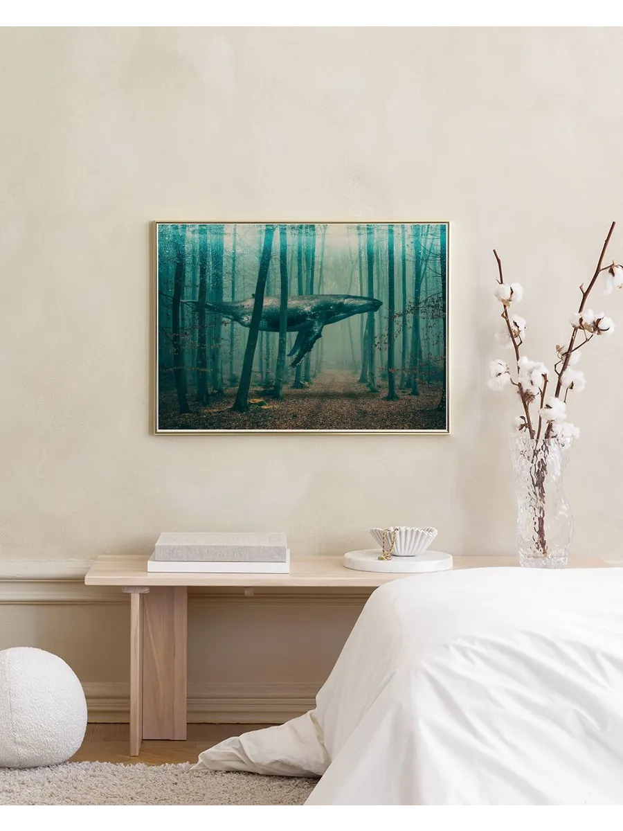 Whale in Forest