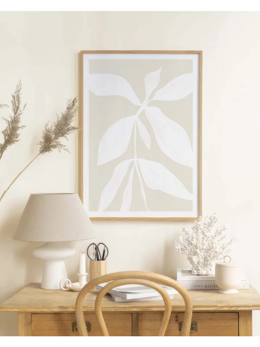 White Botanical No1