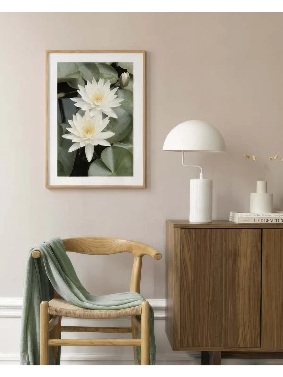 White Lotus Flowers