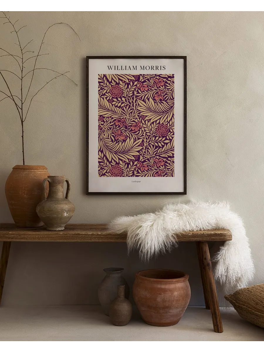 William Morris Larkspur No2
