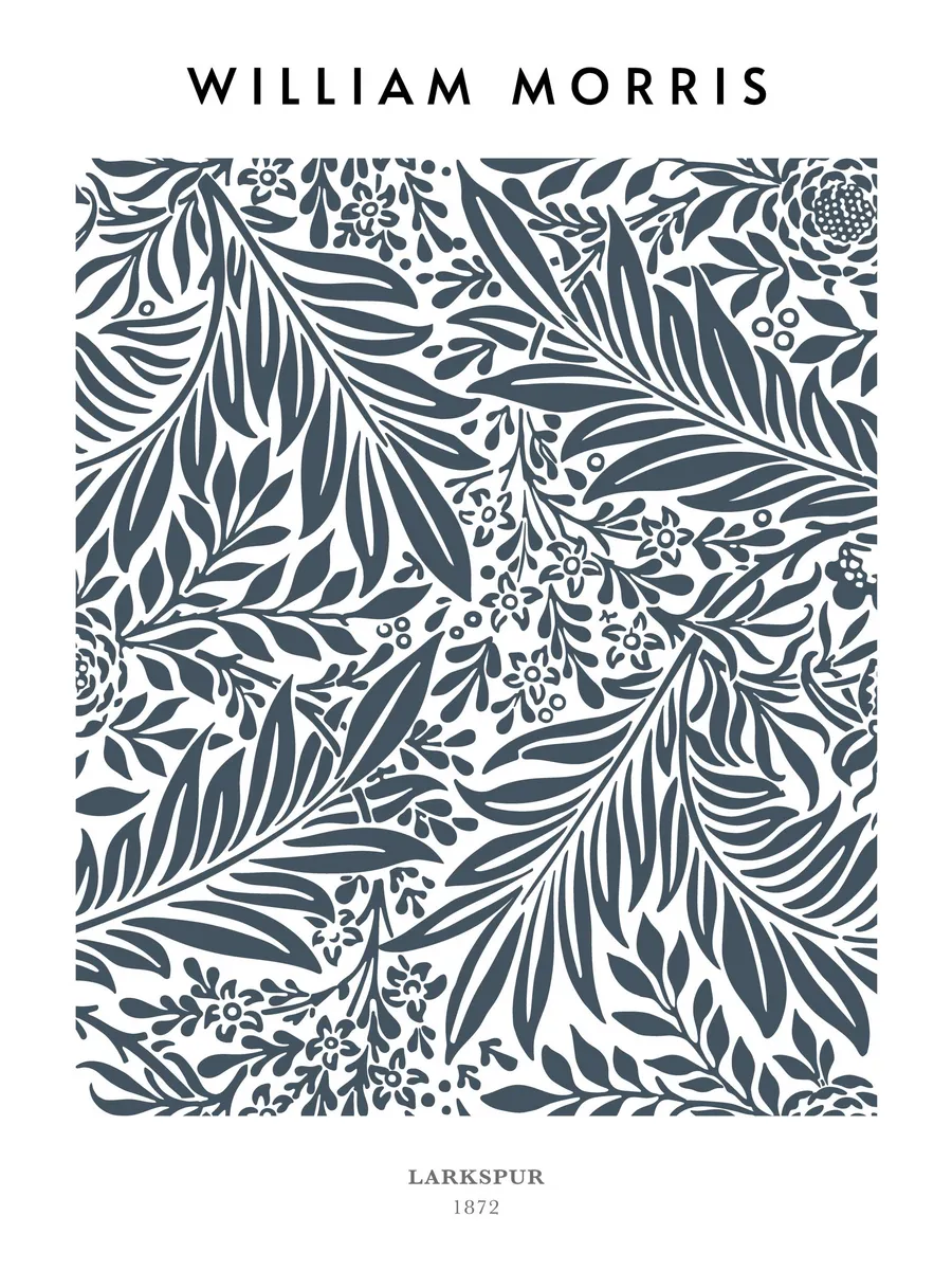 William Morris Larkspur