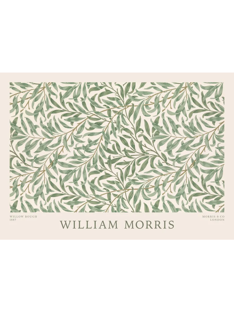 William Morris Willow Bough Landscape
