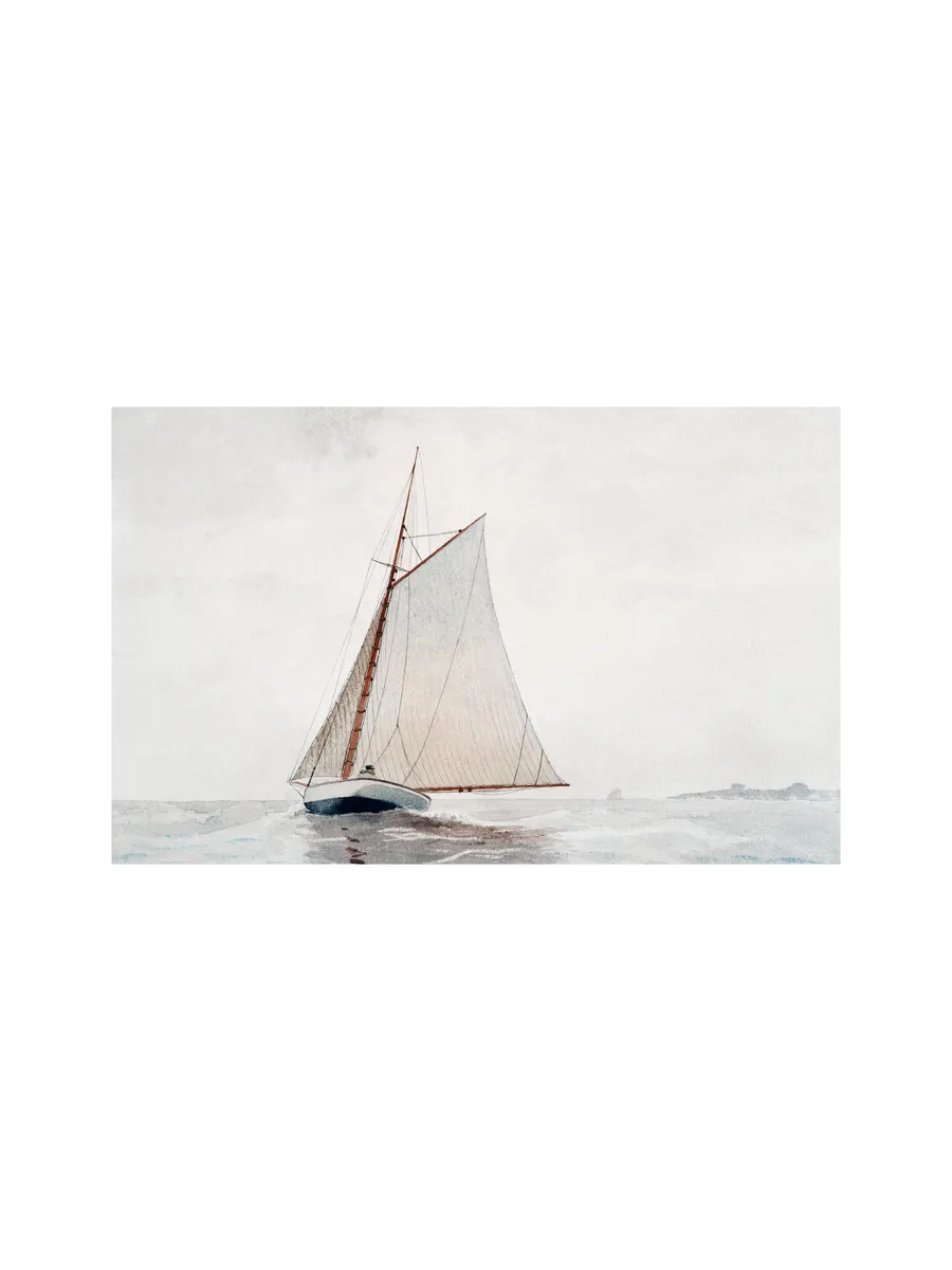 Winslow Homer Sailing Off Gloucester