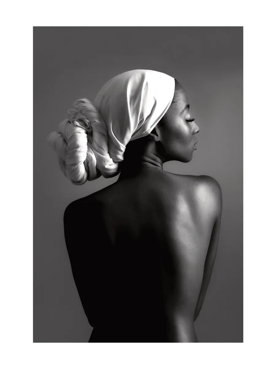 Woman in White Scarf