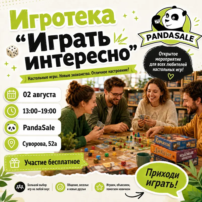 Игротека Играть Интересно! — 2 августа 2026 г.