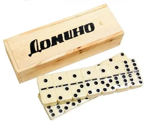 Домино (в деревянной коробке)