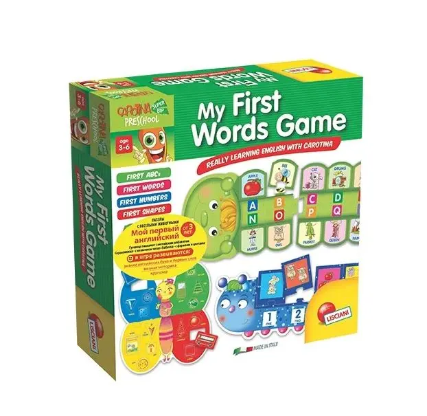 обучающая LISCIANI CAROTINA PRESCHOOL Мой Первый Словарь (на английском языке)