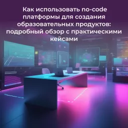Как использовать no-code платформы для создания образовательных продуктов: подробный обзор с практическими кейсами