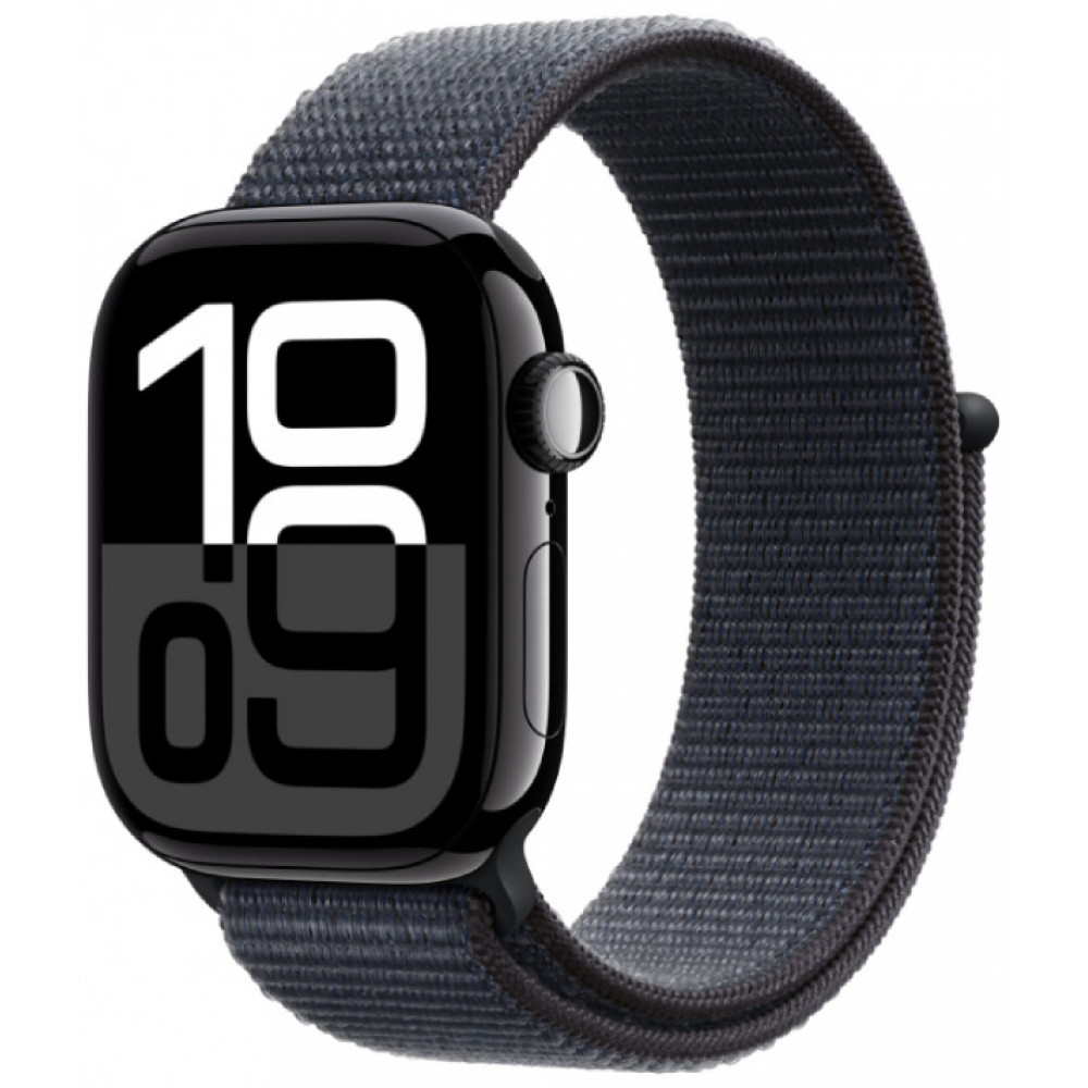 Apple Watch 10 46mm, Aluminium Jet Black, Ink Loop