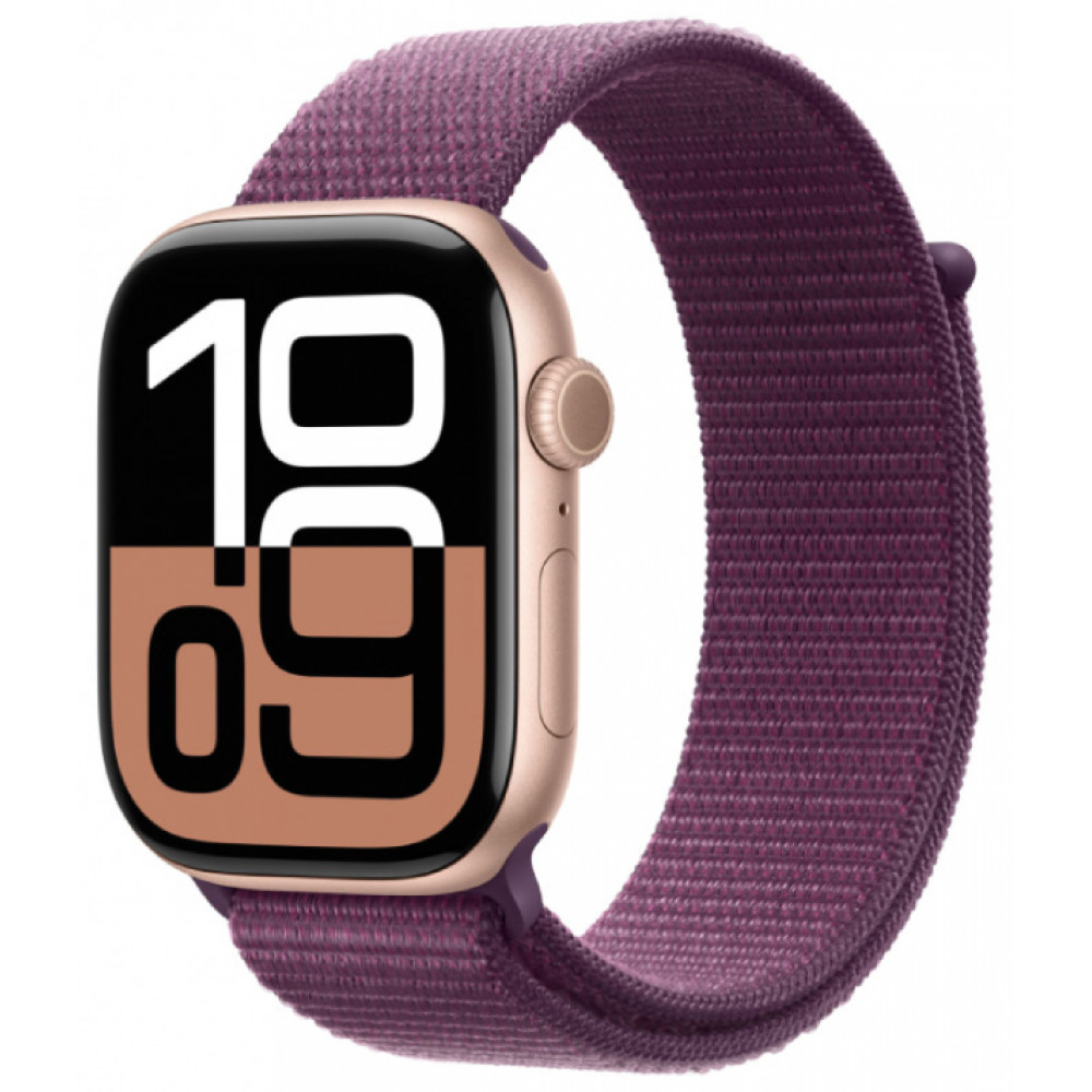 Apple Watch 10 46mm, Aluminium Rose, Plum Loop