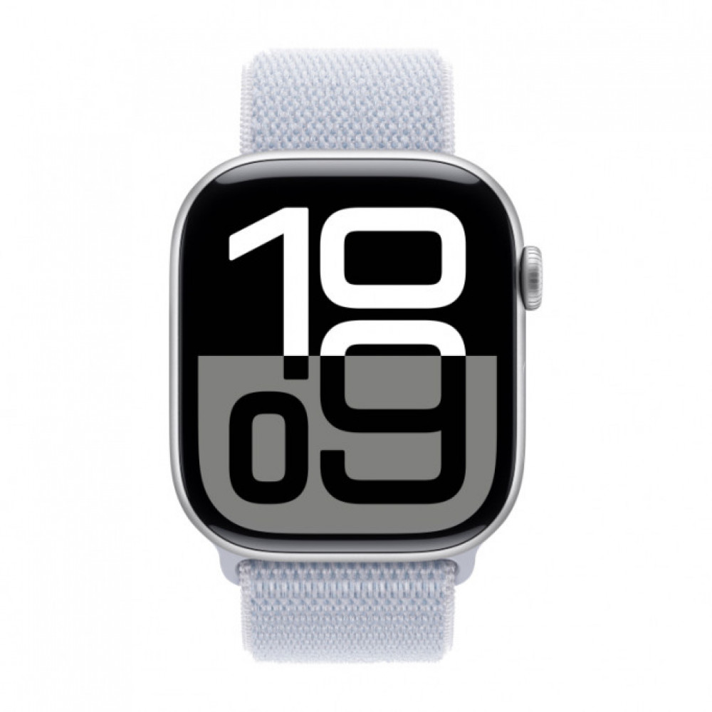 Купить Apple Watch 10 46mm, Aluminium Silver, Blue Cloud Loop