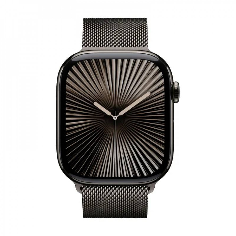 Купить Apple Watch 10 46mm, Titanium Slate Milanese Loop M/L
