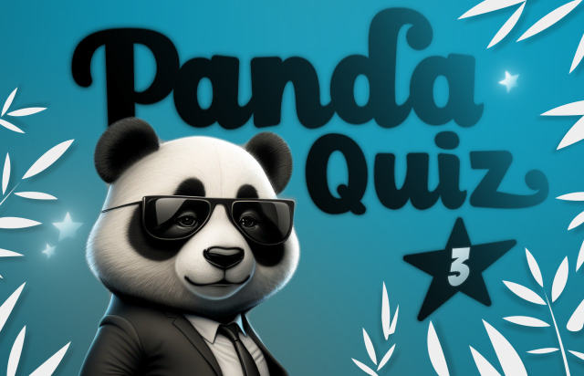 Panda Quiz #3
