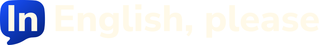 In English, please