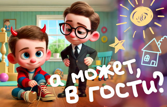 А может, в гости?
