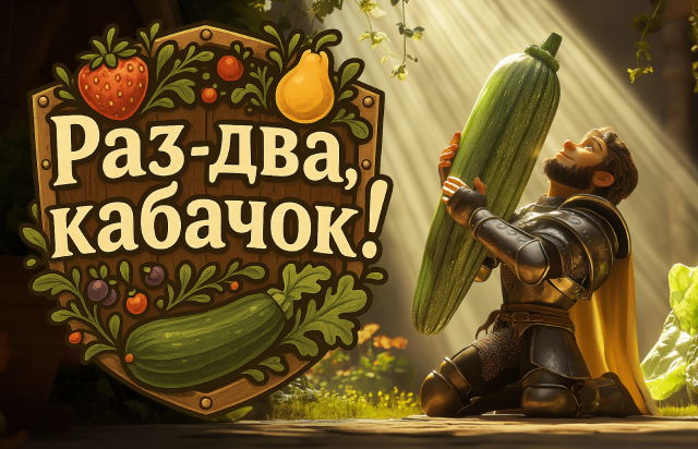 Раз-два, кабачок!