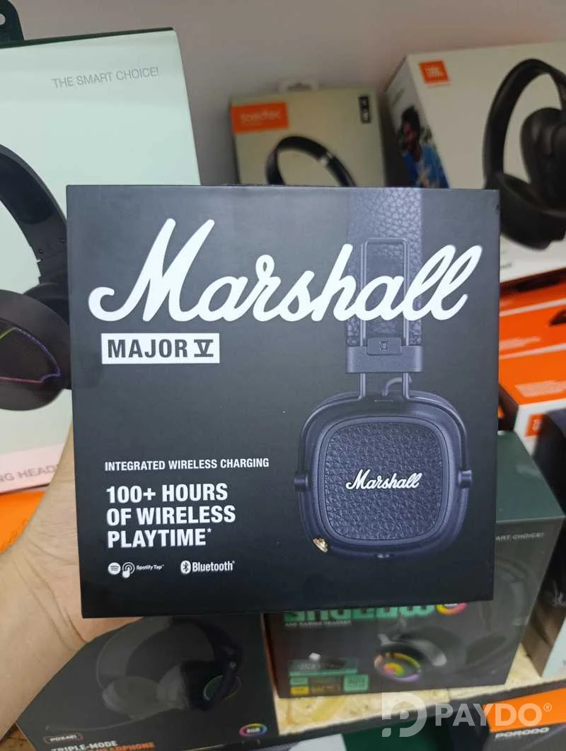 Беспровоныйе наушники Marshall Major V синий Оригинал