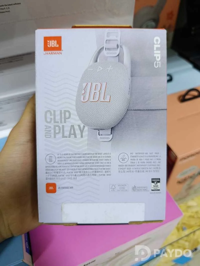 Портативная колонка JBL Clip5 Portable Wireless Speaker CLIP5-BLU синий