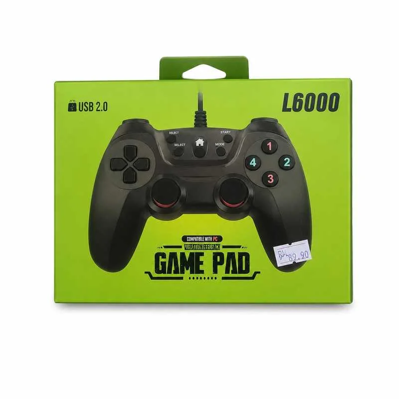 Проводные джойстики L6000 USB 2.0 Wired Gamepad Controller
