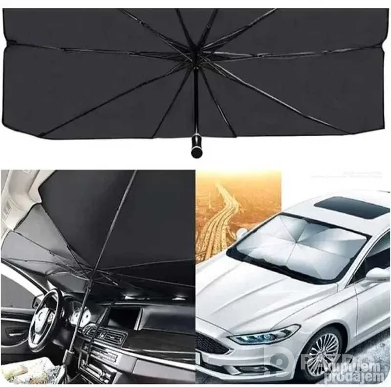 Зонтик для авто Green Lion Car Windshield Sunshade Umbrella