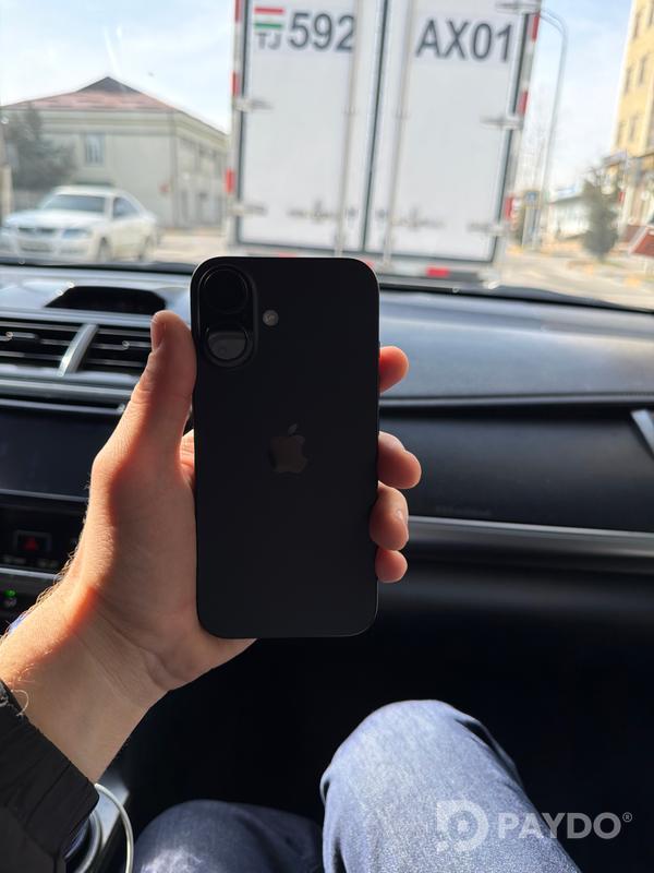 Apple iPhone 16 • 128 ГБ • Черный