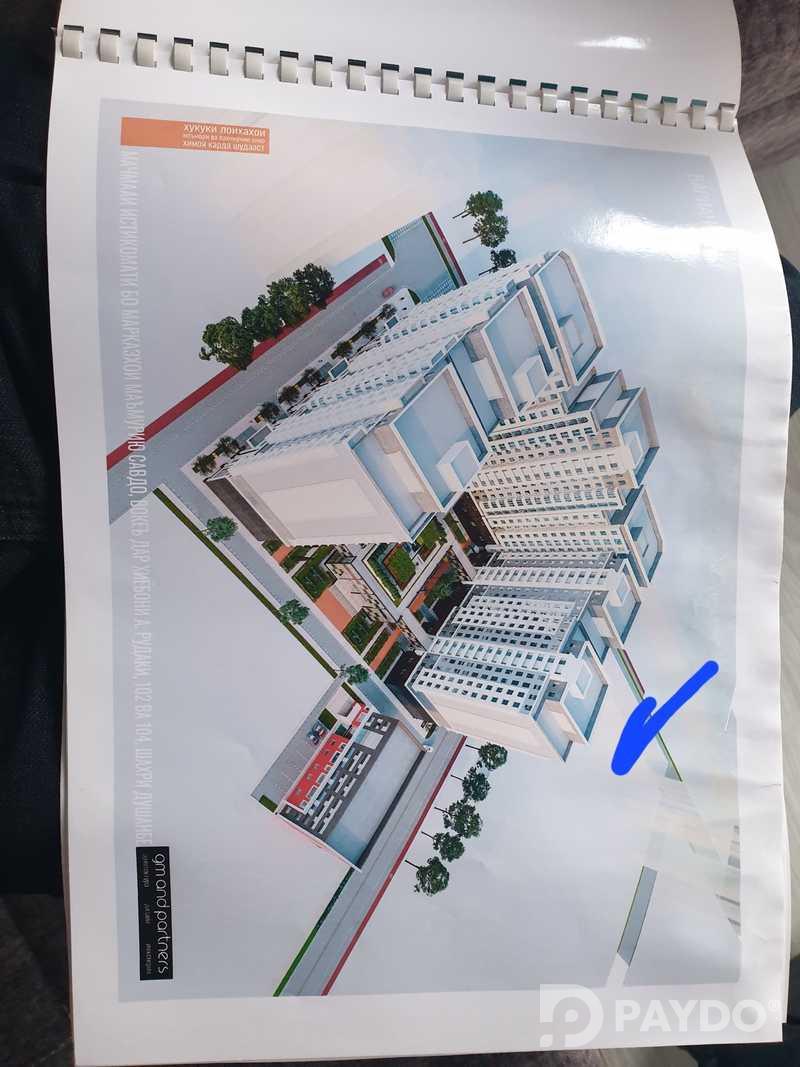 2-хонагӣ • 9 ошёна • 71.0 м² • Бинои нав • Товус