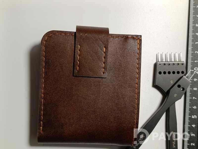 Кошелек мужской из натуральной кожи ручной работы