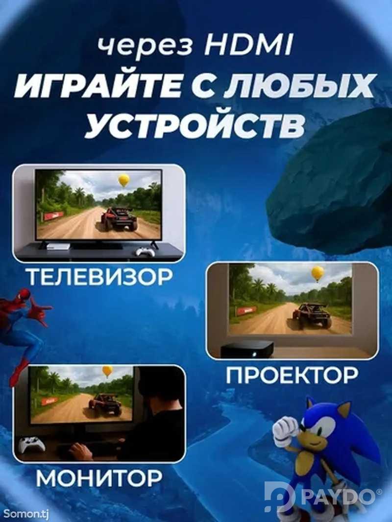 Консоль игровая приставка для телевизора Game Stick M15 с играми Junior, Sega,