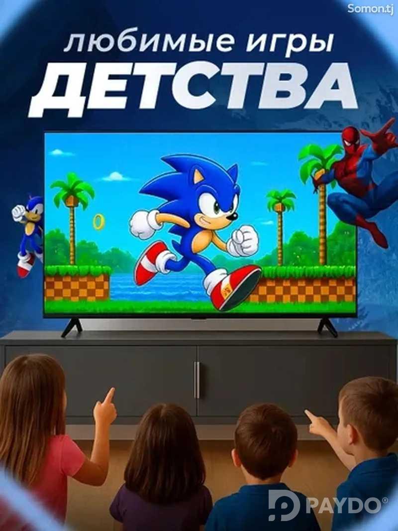 Консоль игровая приставка для телевизора Game Stick M15 с играми Junior, Sega,