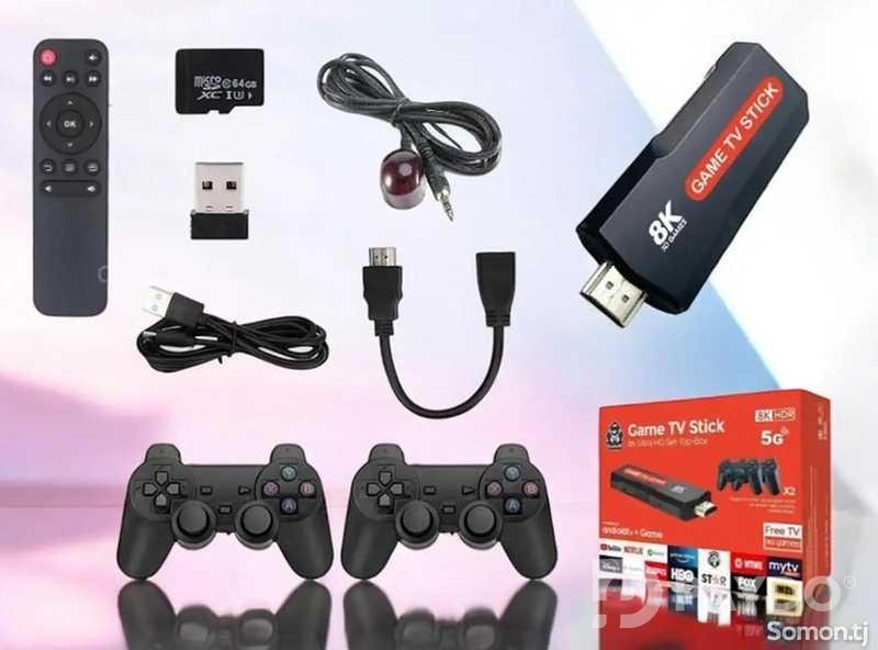 Игровая приставка для телевизора UKC Game TV Stick X2 Plus 64Gb консоль з двома