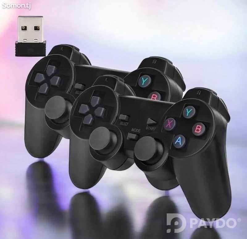 Игровая приставка для телевизора UKC Game TV Stick X2 Plus 64Gb консоль з двома
