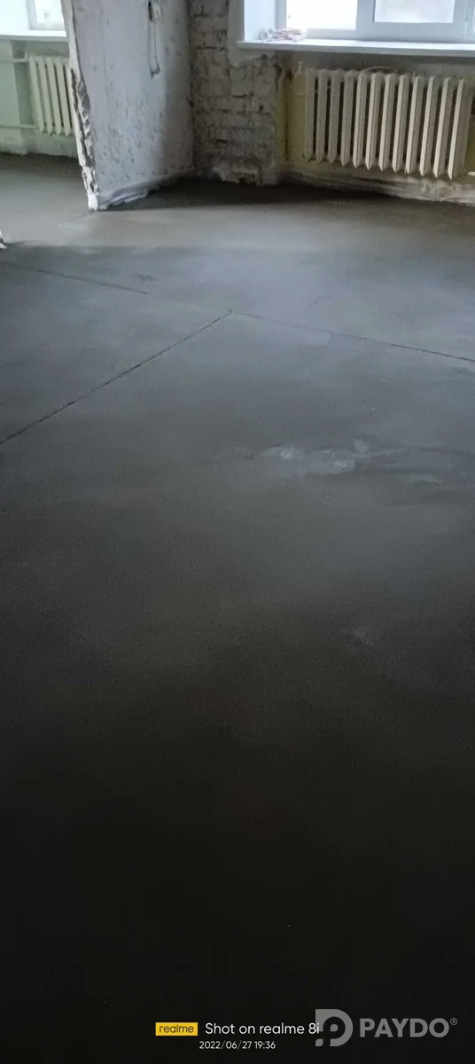 Пол сухой стяжка