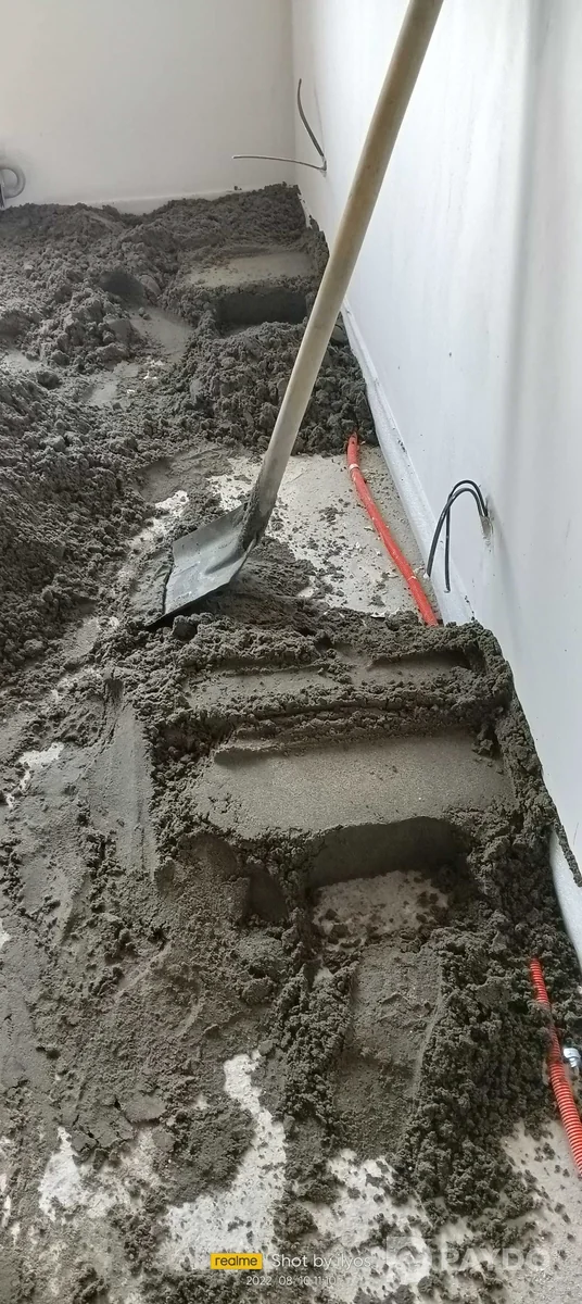 Пол сухой стяжка