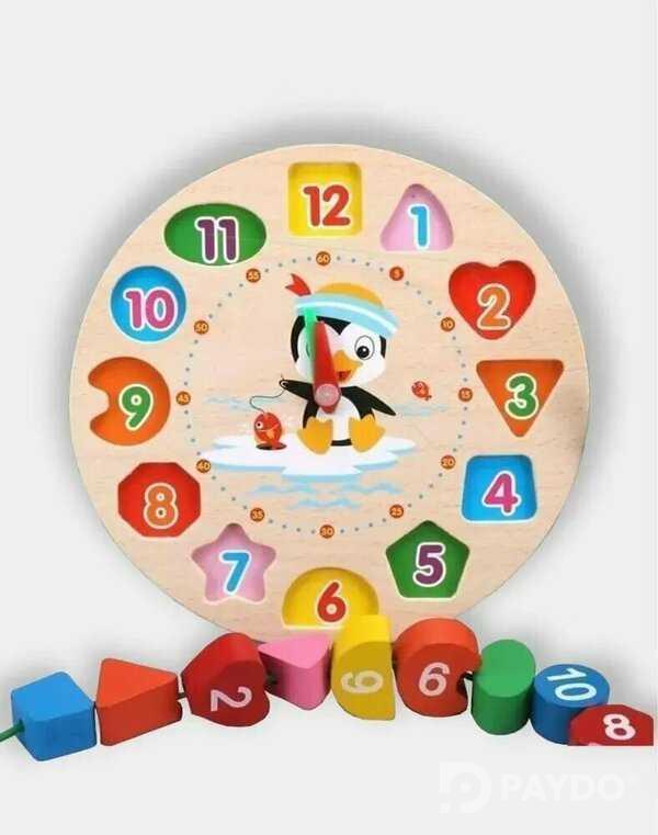 Развивающий набор деревянных игрушек 8 в 1.
