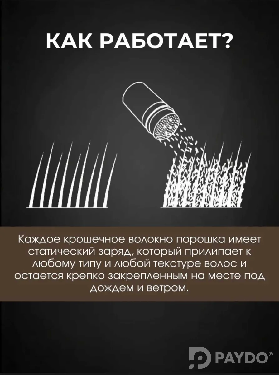 Загуститель Топпик для волос