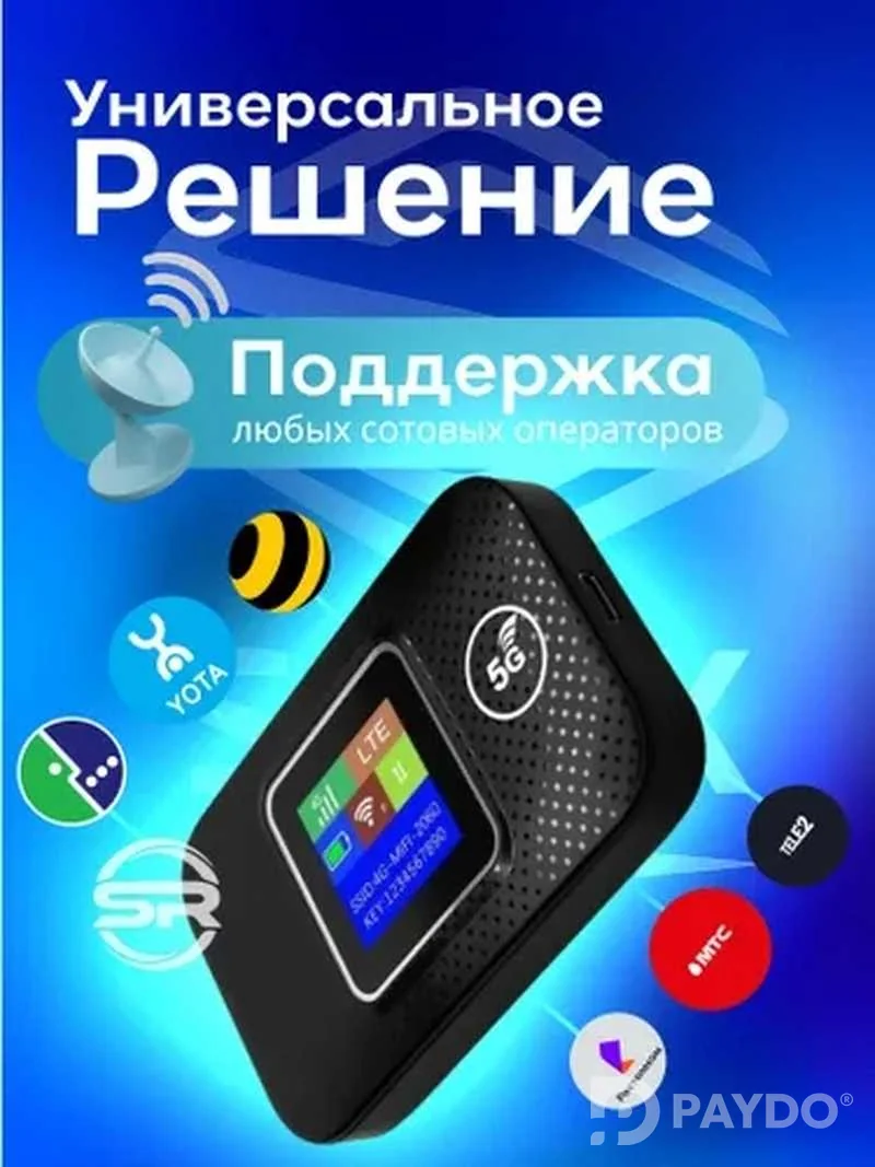 Карманный Wi-Fi роутер Lte Wireless Modem Wi-Fi pro 3000mAh