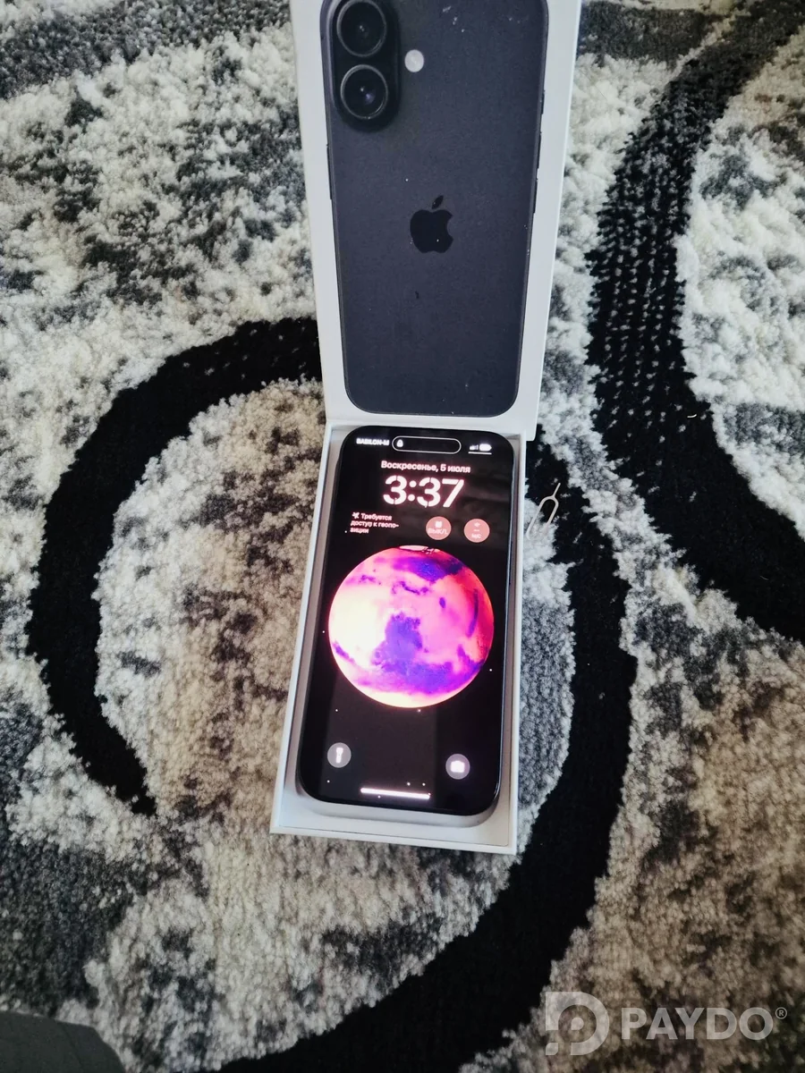 Apple iPhone 16 • 8/128 ГБ • Черный