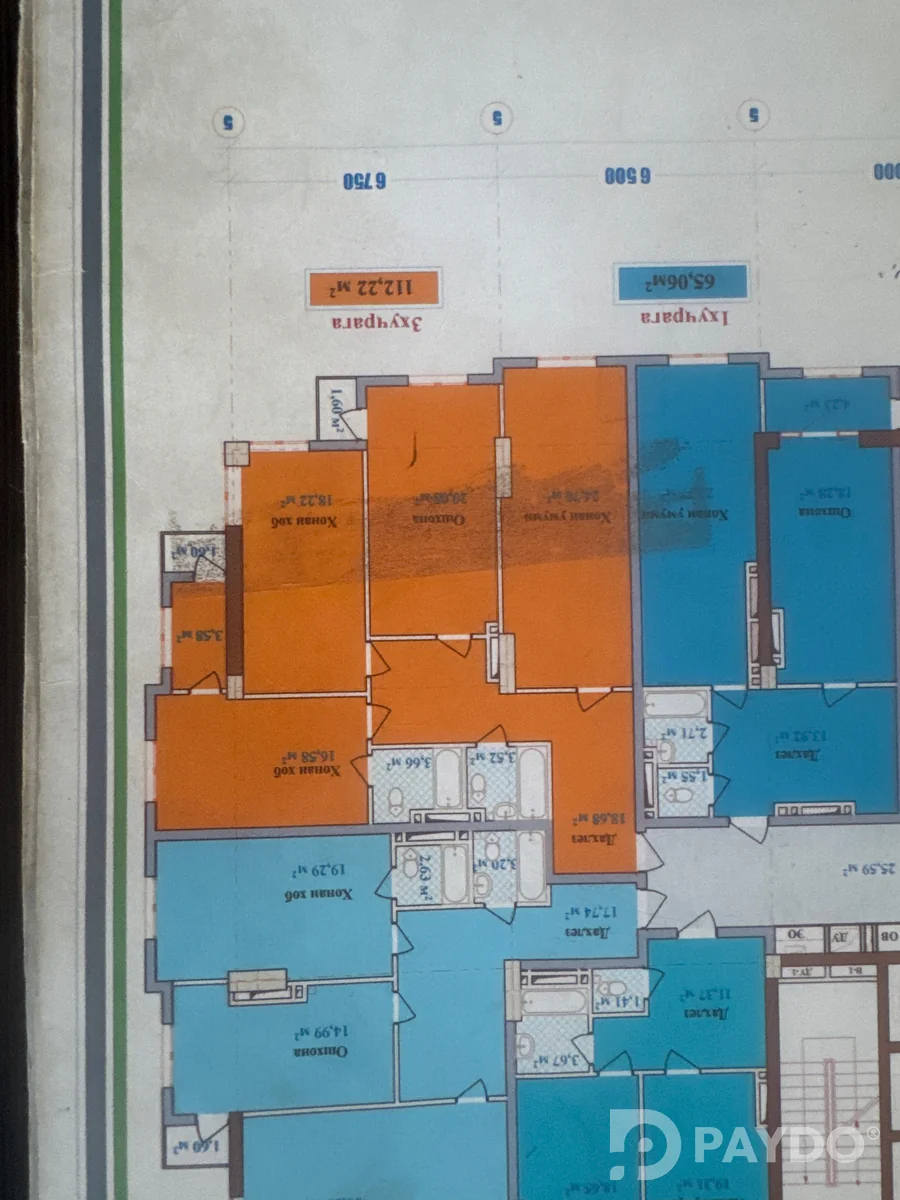 3-room • 11 floor • 112.22 м² • New Building